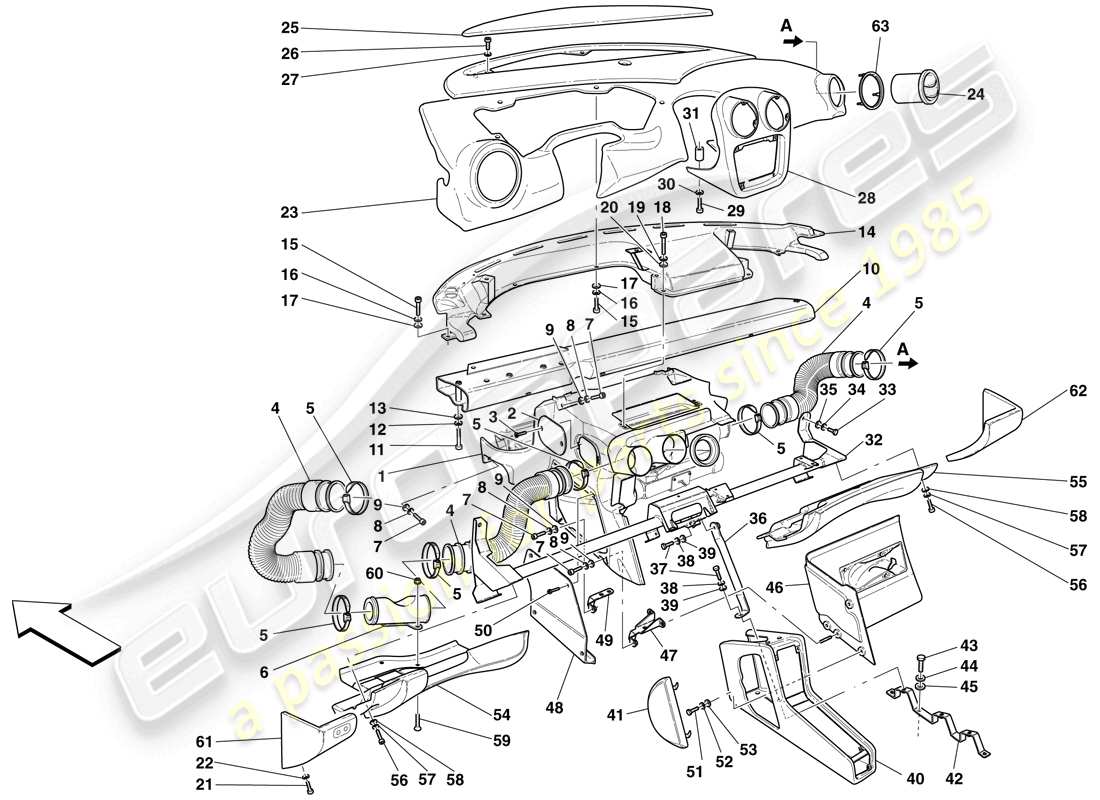 diagramma della parte contenente il codice parte 16132324