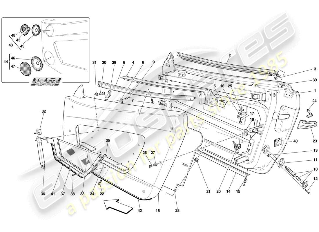 diagramma della parte contenente il codice parte 67953900