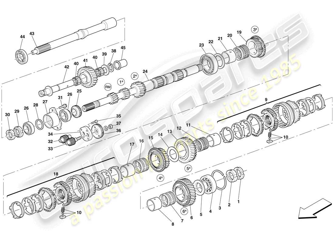 diagramma della parte contenente il codice parte 103030