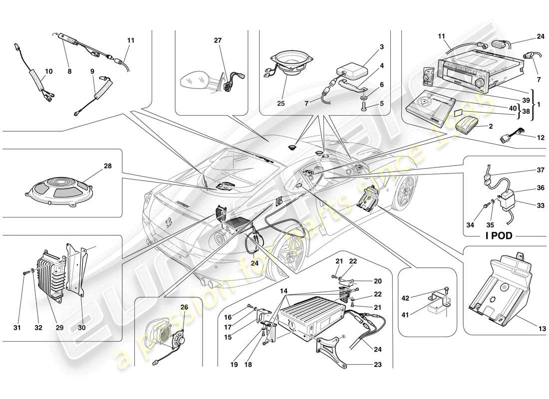 diagramma della parte contenente il codice parte 204731