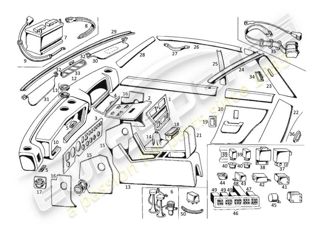 diagramma della parte contenente il numero della parte 316-39-20-00