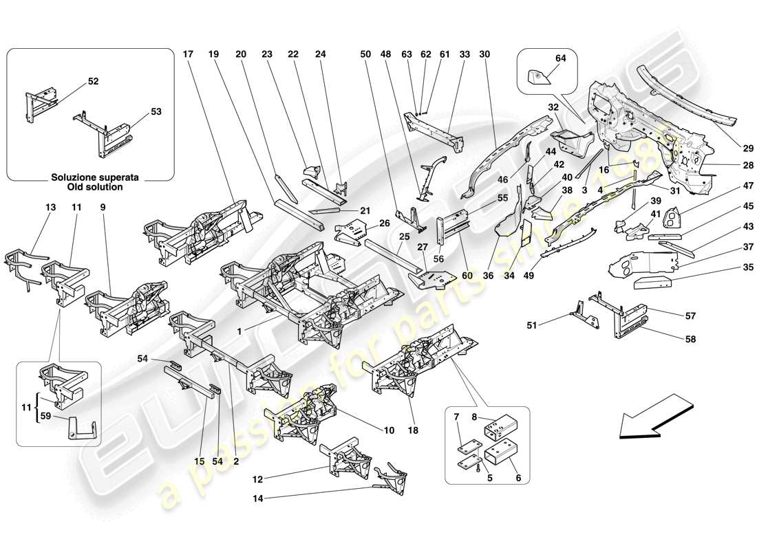 diagramma della parte contenente il codice parte 67103611