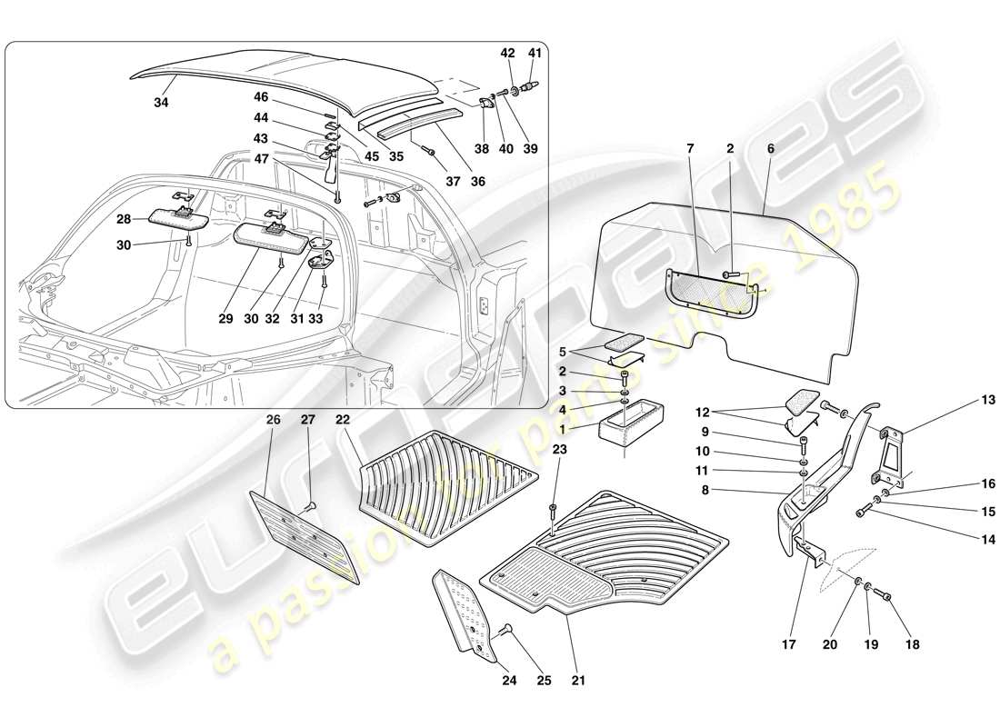 diagramma della parte contenente il codice parte 64333700