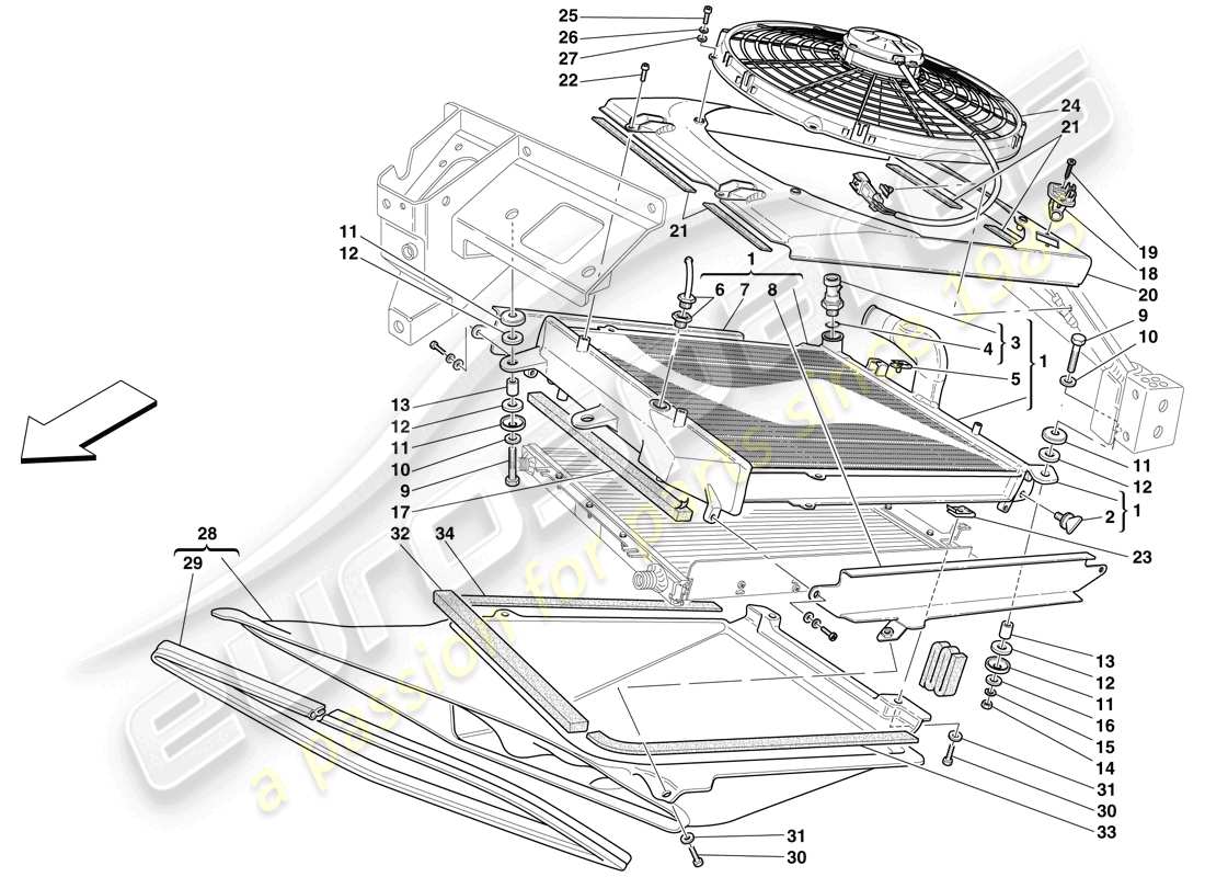 diagramma della parte contenente il codice parte 107978