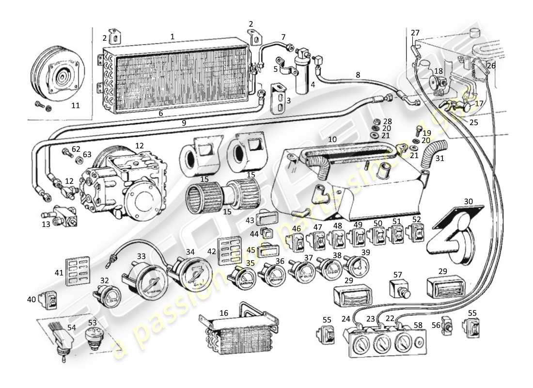 diagramma della parte contenente il numero della parte 329-37-20-00