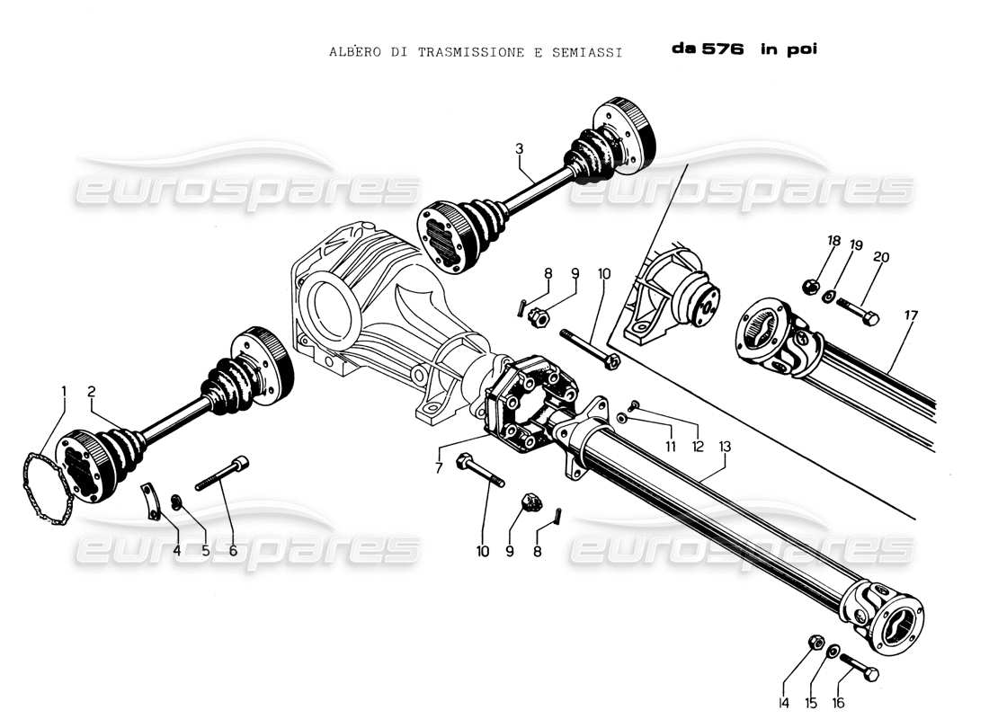 diagramma della parte contenente il codice parte 002507553