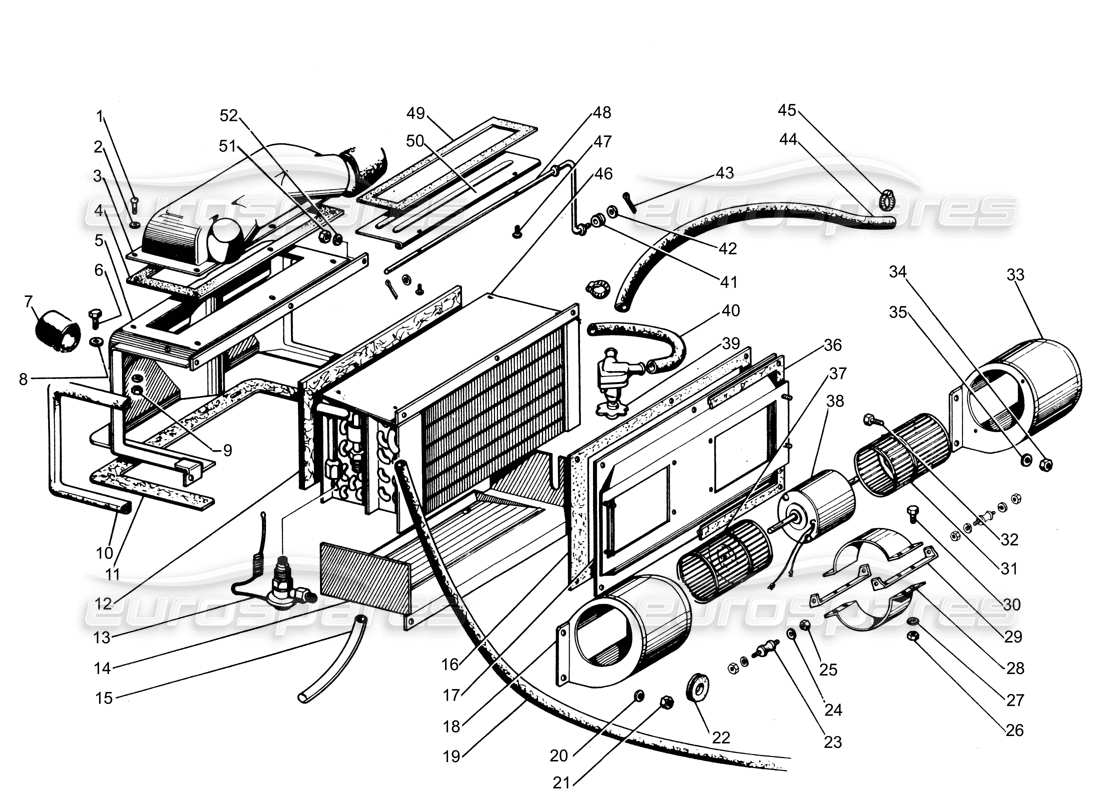 diagramma della parte contenente il codice parte 006106847