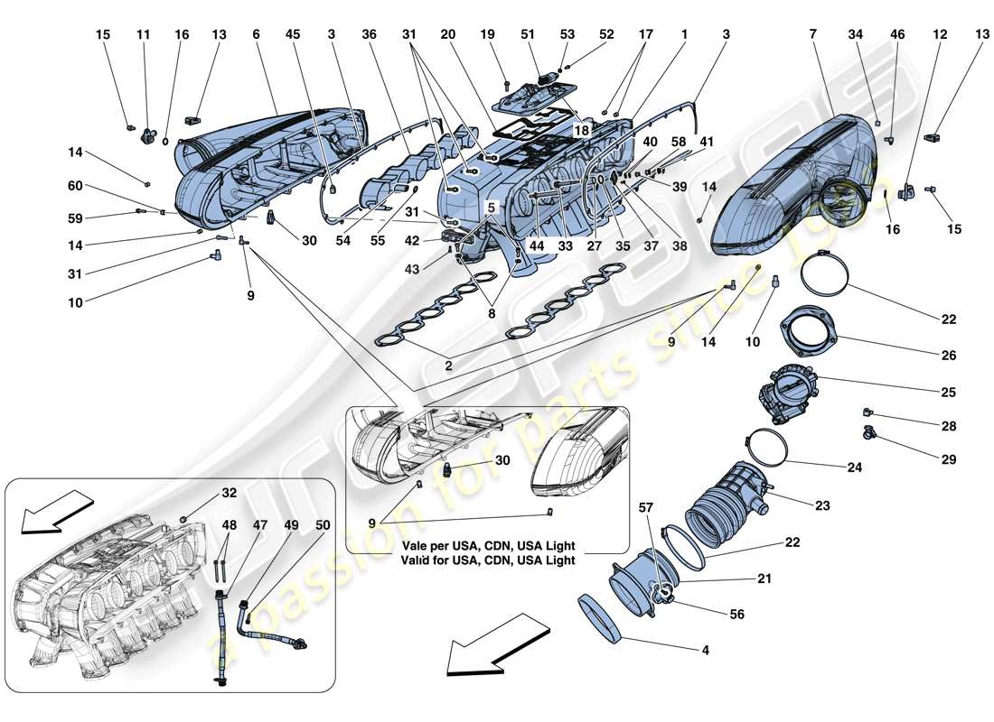 diagramma della parte contenente il codice parte 323327