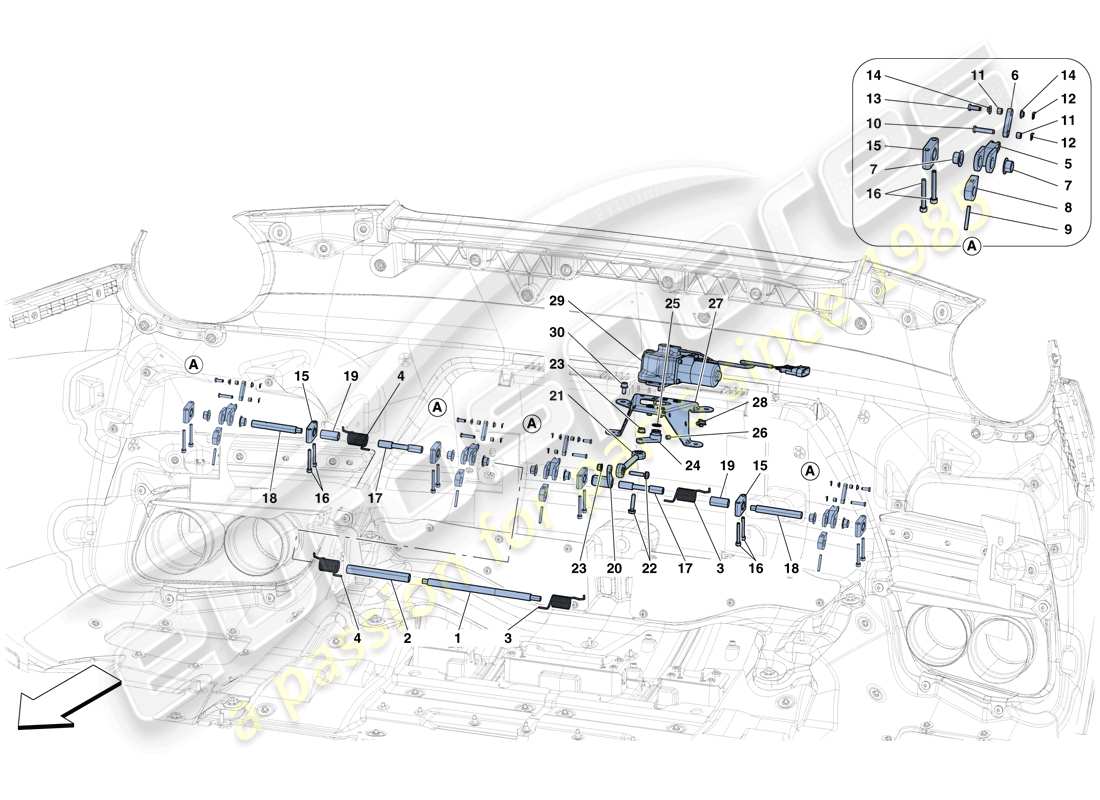 diagramma della parte contenente il codice parte 87341800