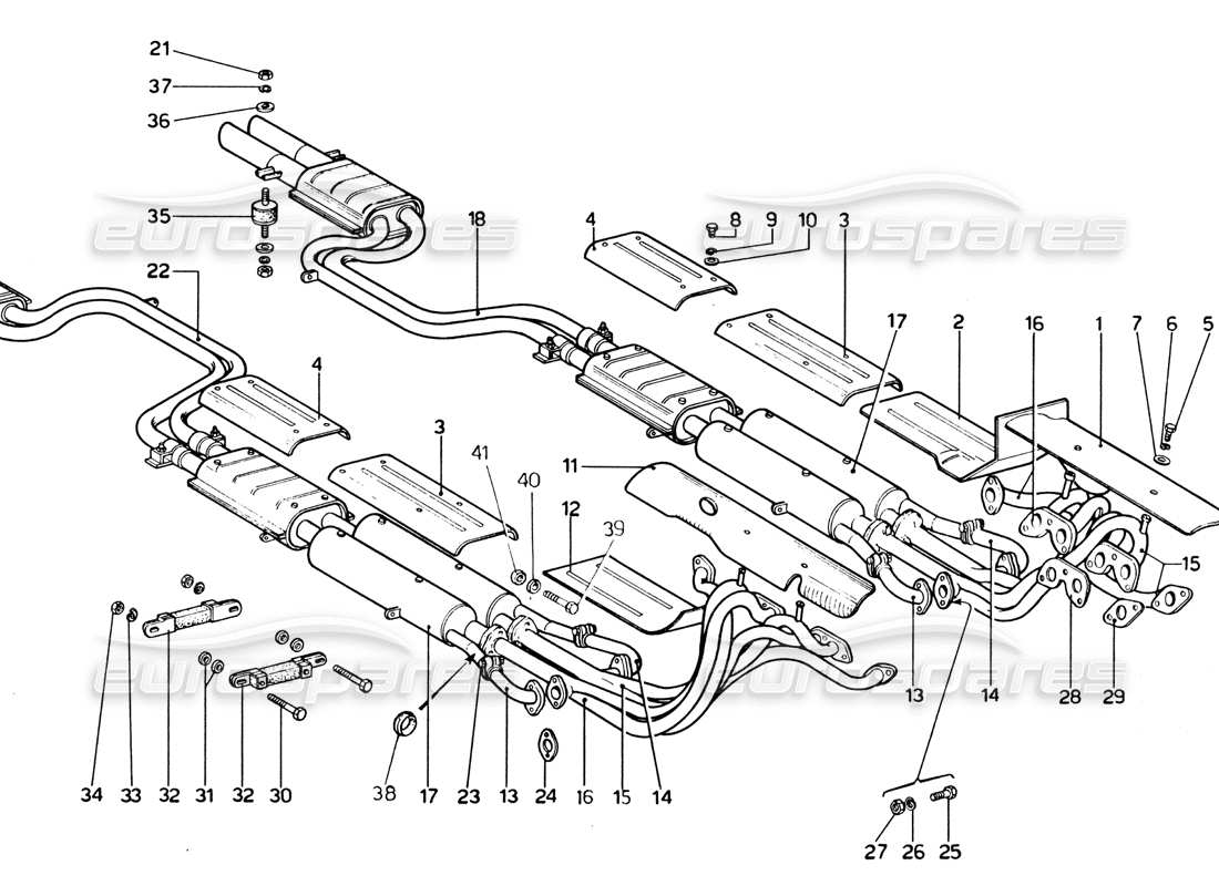 diagramma della parte contenente il codice parte m8 x 8 uni 5739