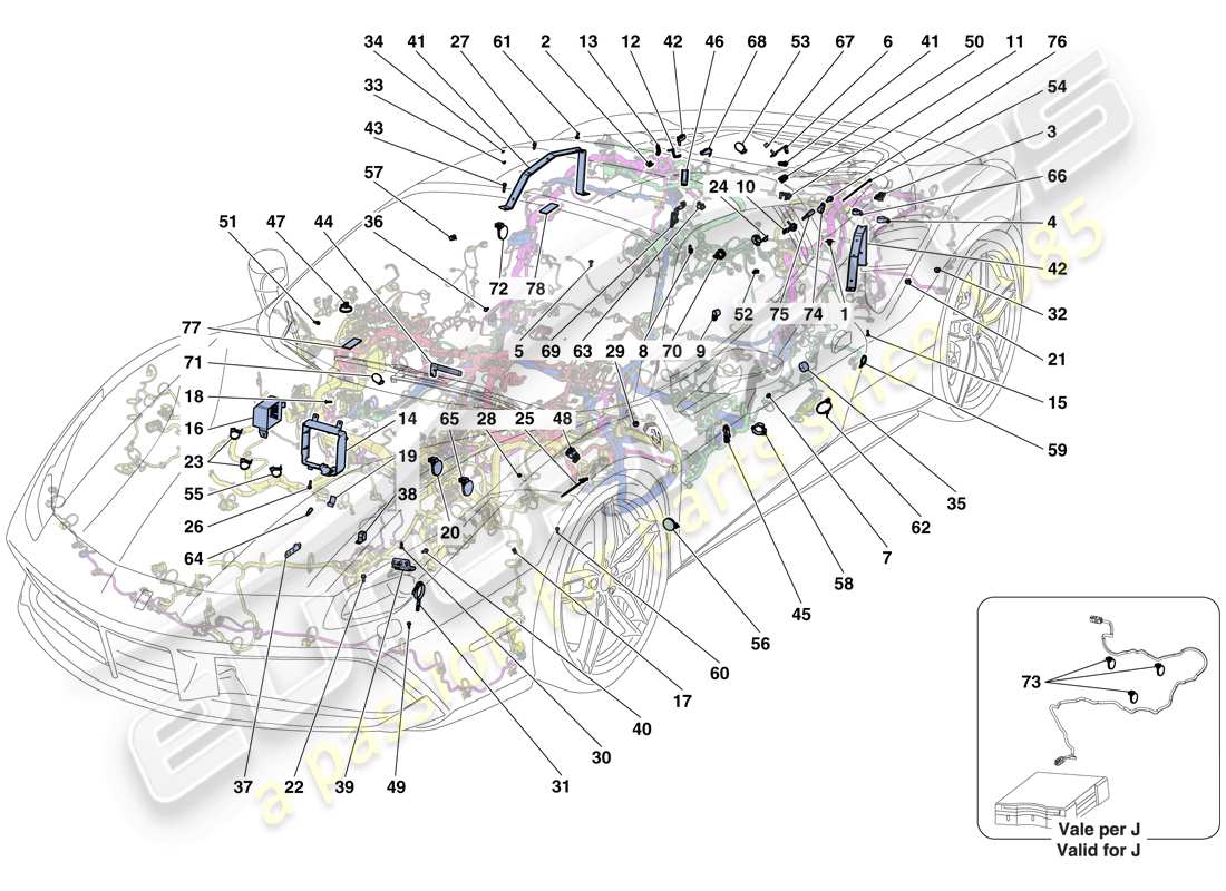 diagramma della parte contenente il codice parte 323248