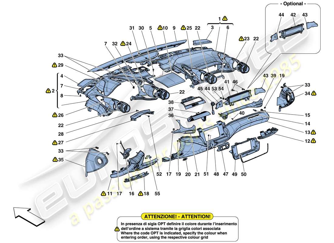 diagramma della parte contenente il codice parte 334587