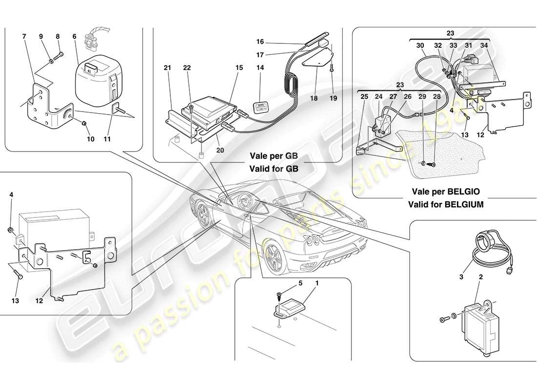 diagramma della parte contenente il codice parte 226131