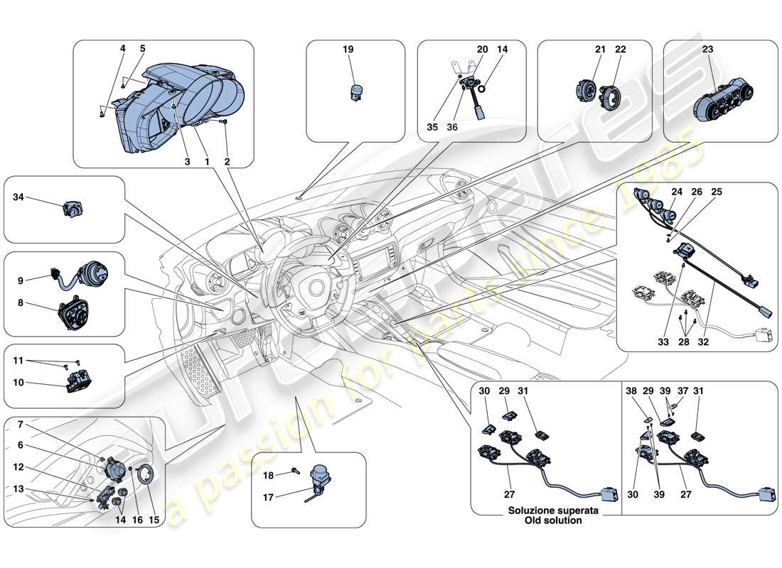 diagramma della parte contenente il codice parte 285408