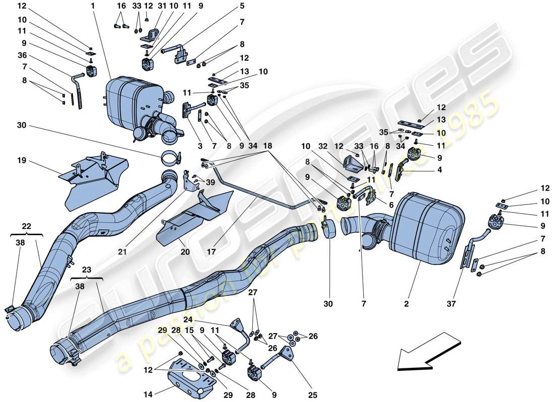 diagramma della parte contenente il codice parte 289529