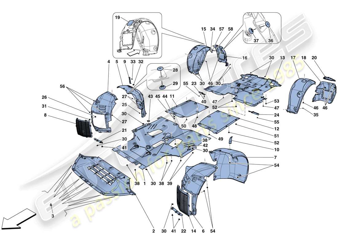 diagramma della parte contenente il codice parte 87660900