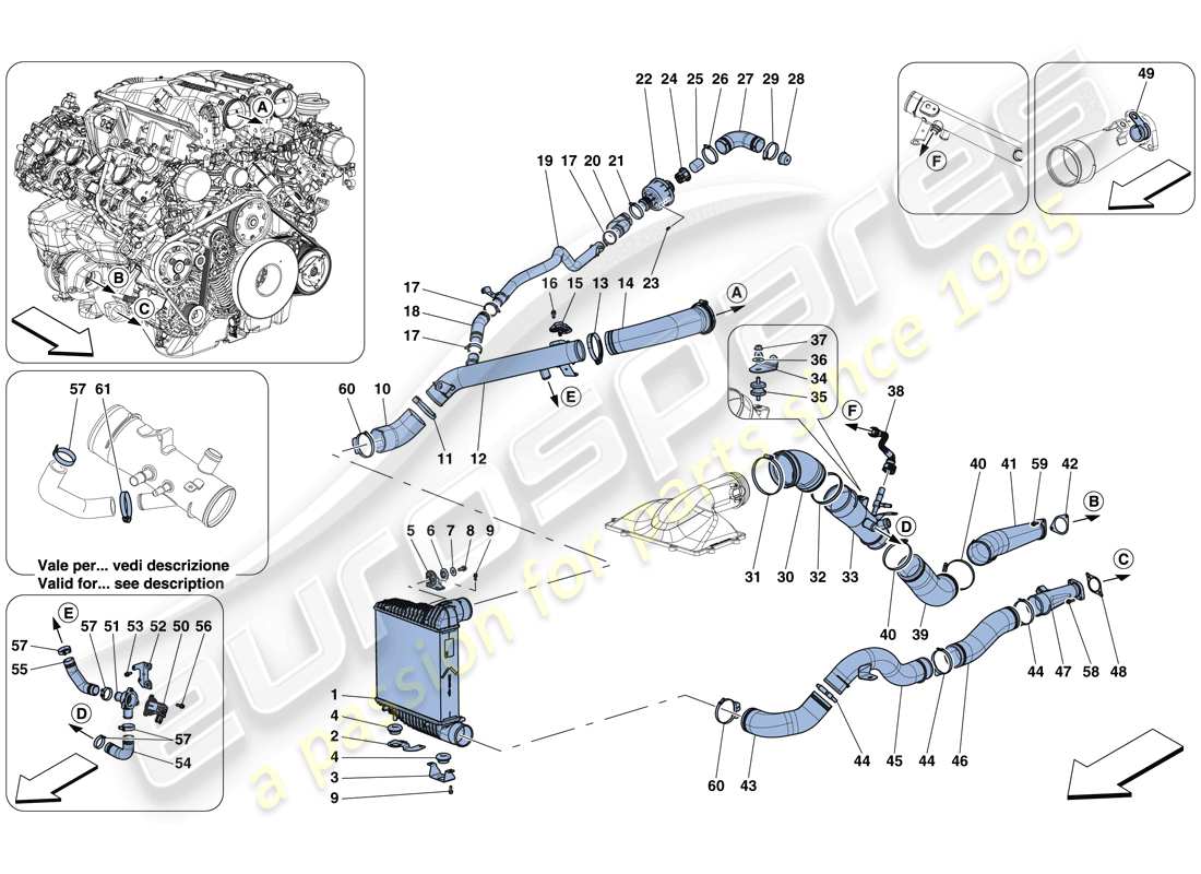 diagramma della parte contenente il codice parte 765475