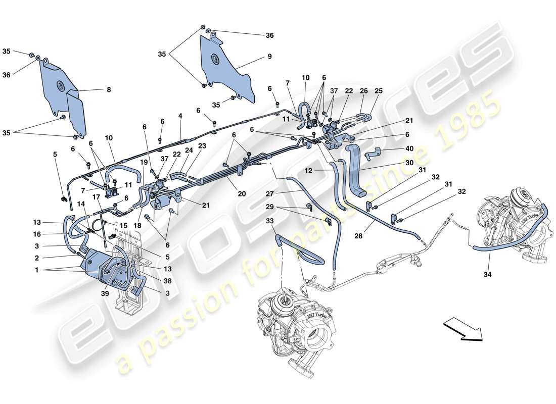 diagramma della parte contenente il codice parte 321338