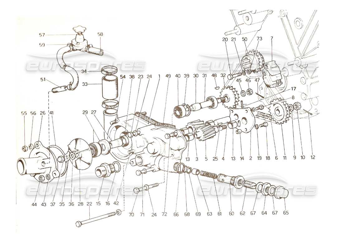 diagramma della parte contenente il codice parte 95610