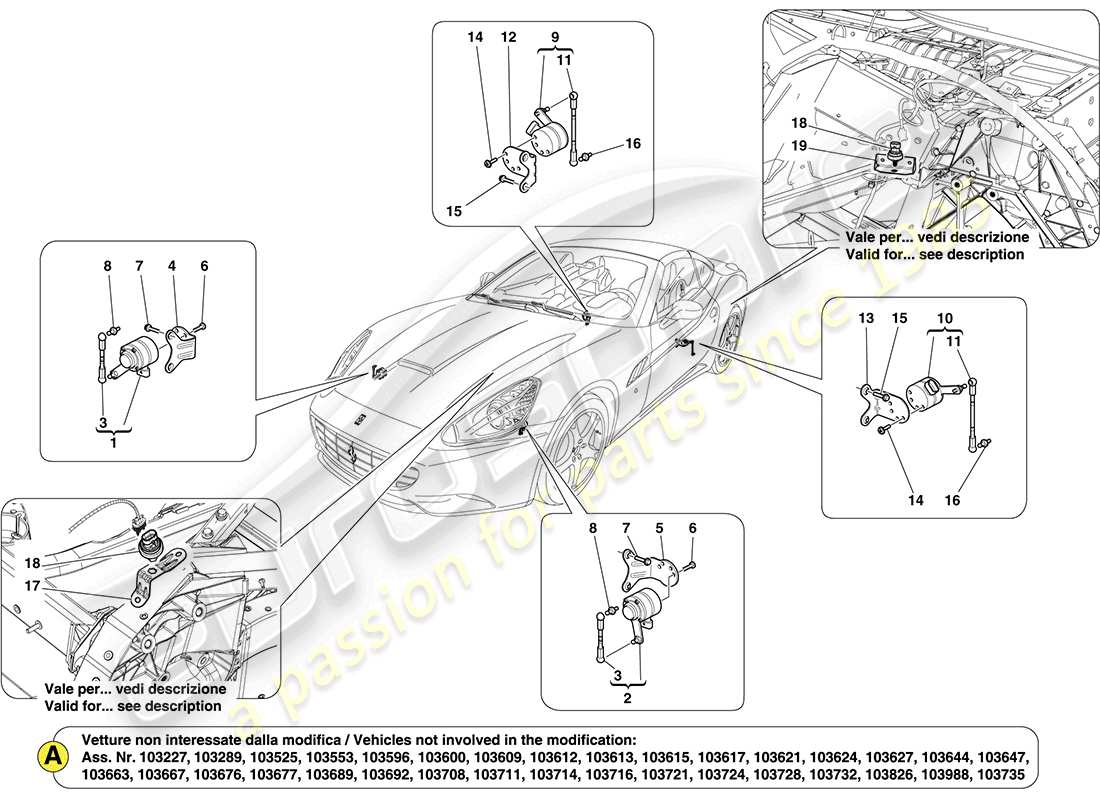 diagramma della parte contenente il codice parte 230953