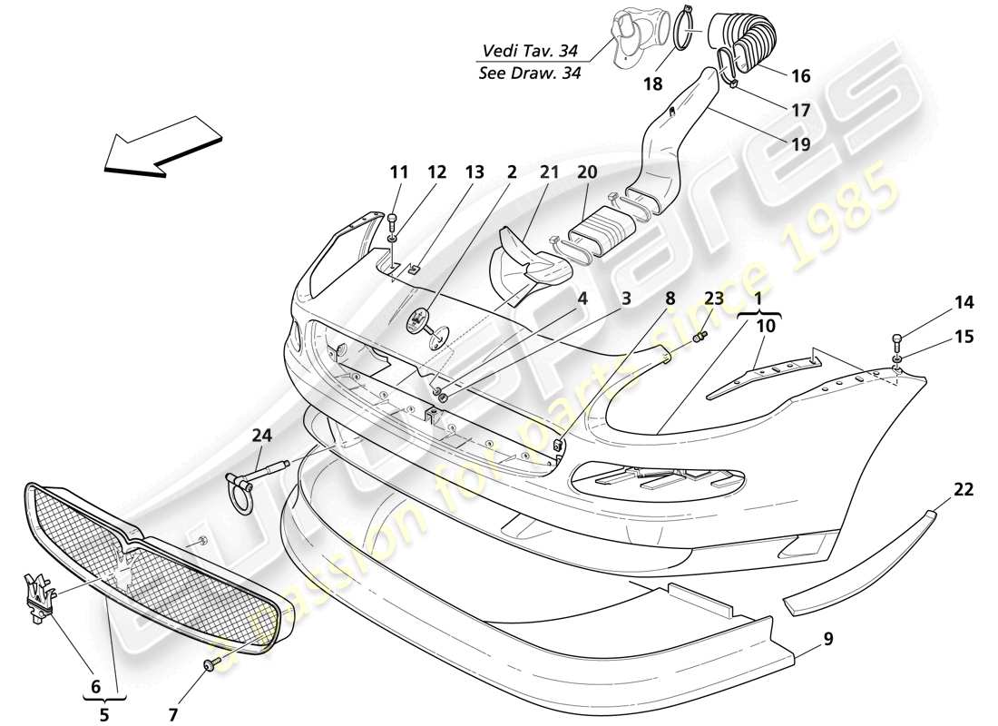 diagramma della parte contenente il codice parte 68758900