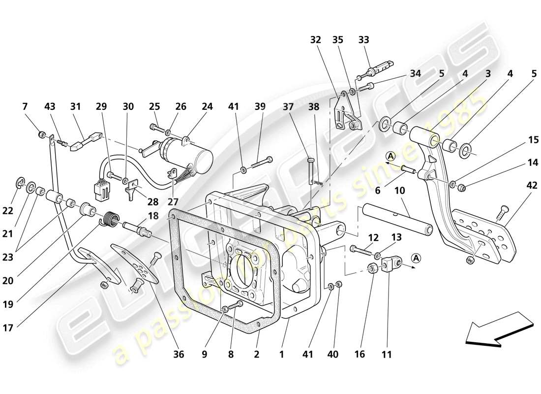 diagramma della parte contenente il codice parte 197267