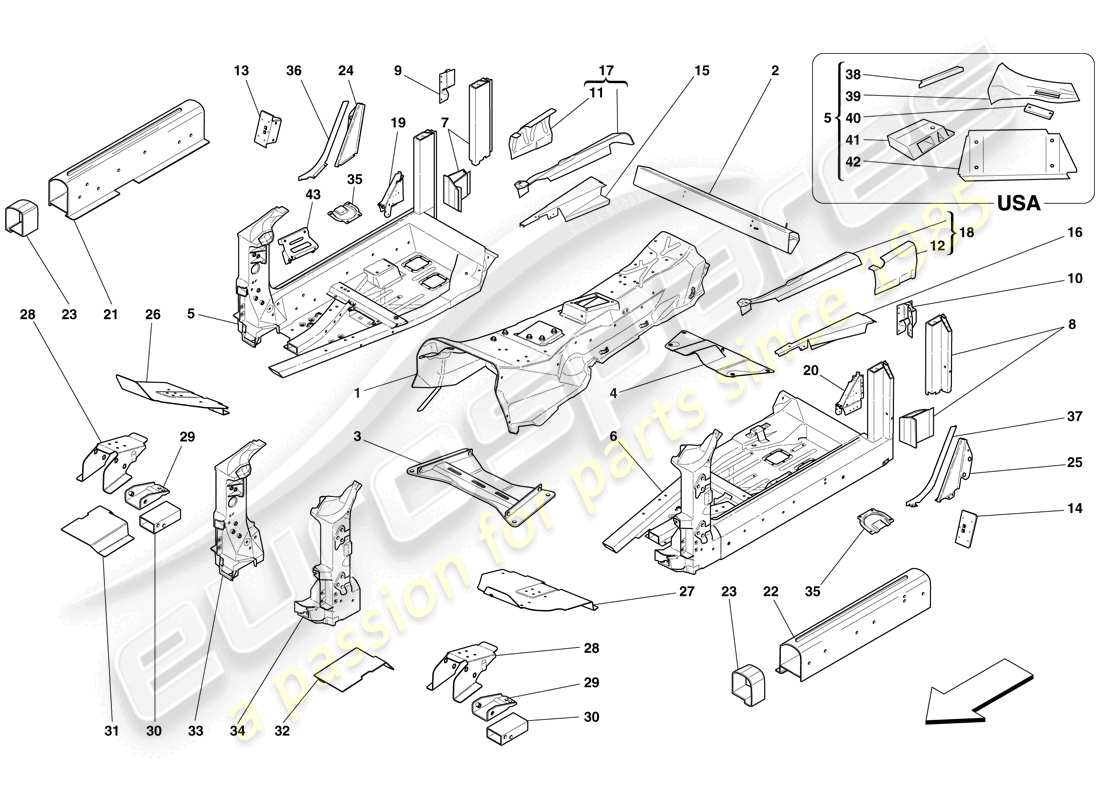 diagramma della parte contenente il codice parte 985260480