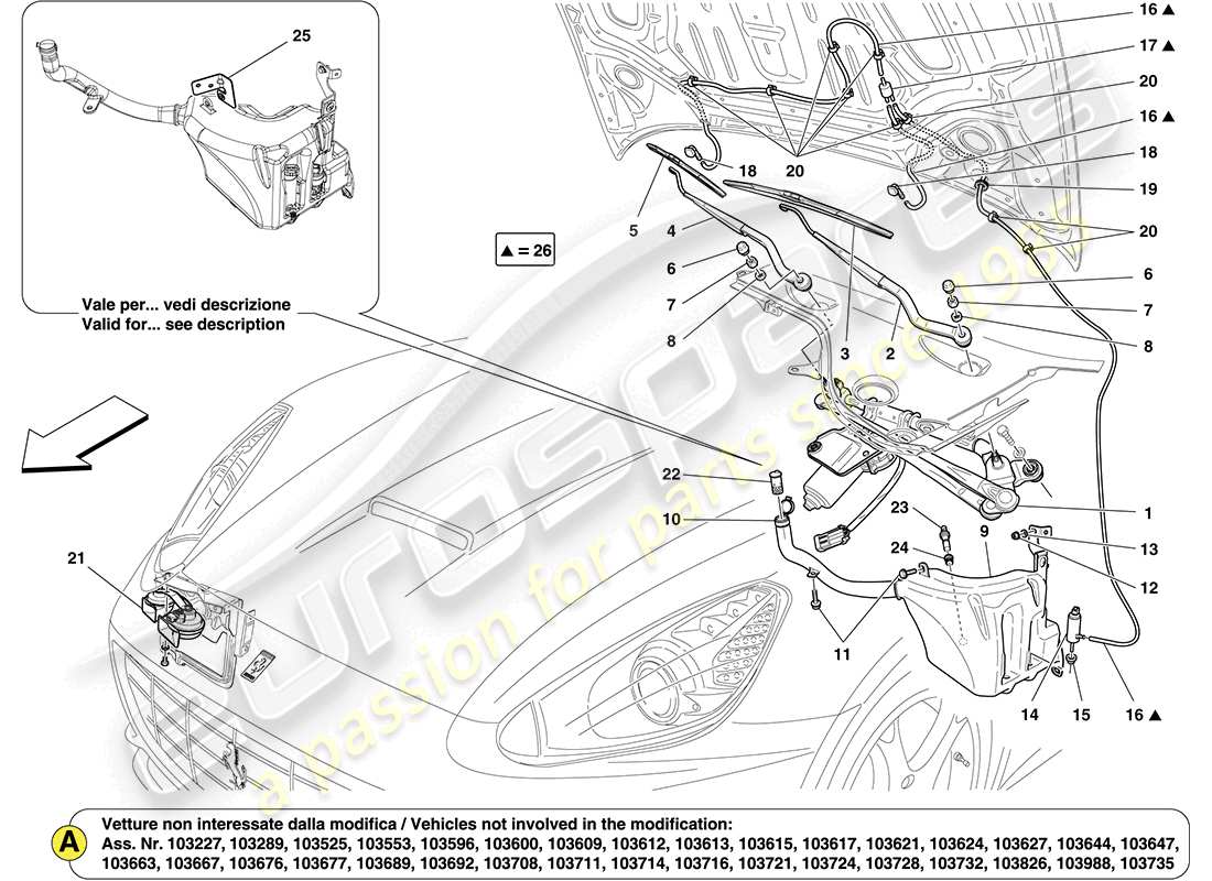 diagramma della parte contenente il codice parte 80840900