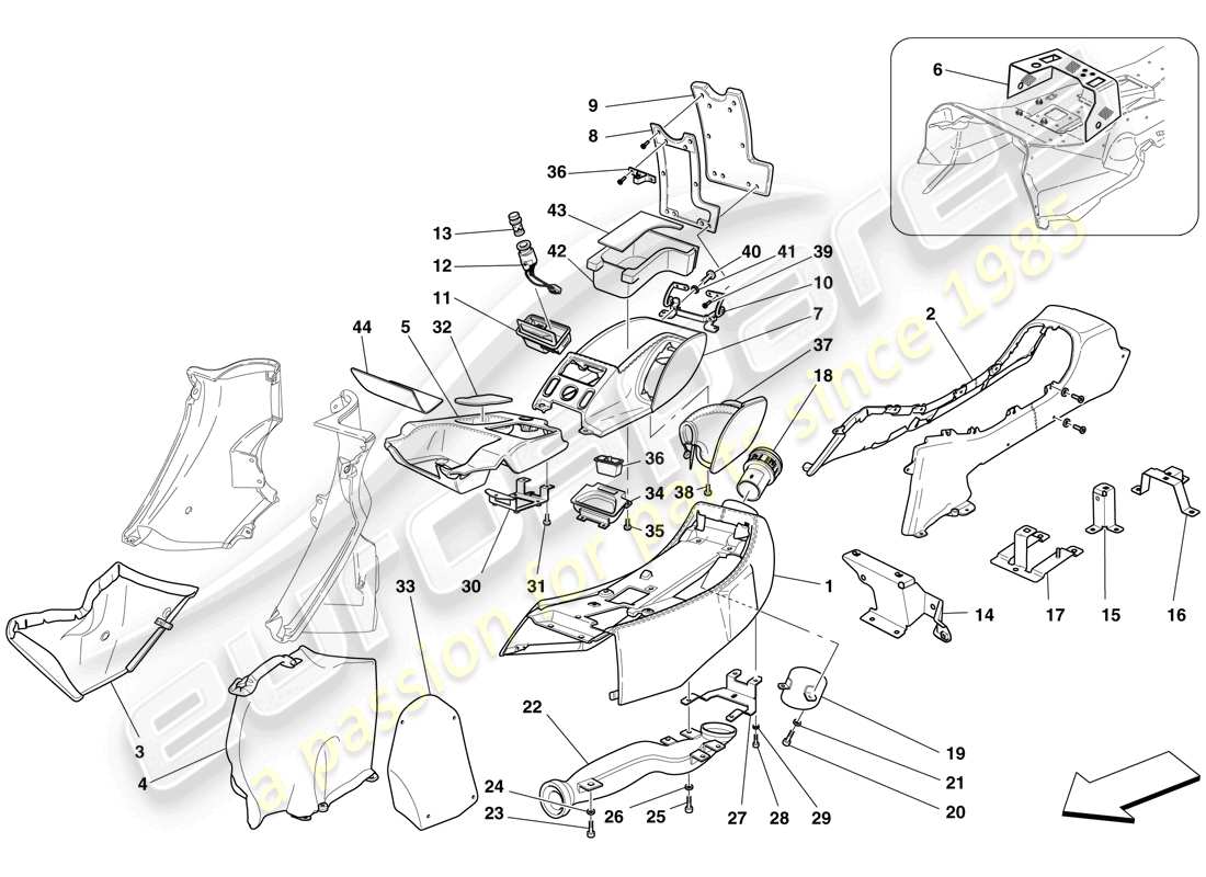 diagramma della parte contenente il codice parte 81162800