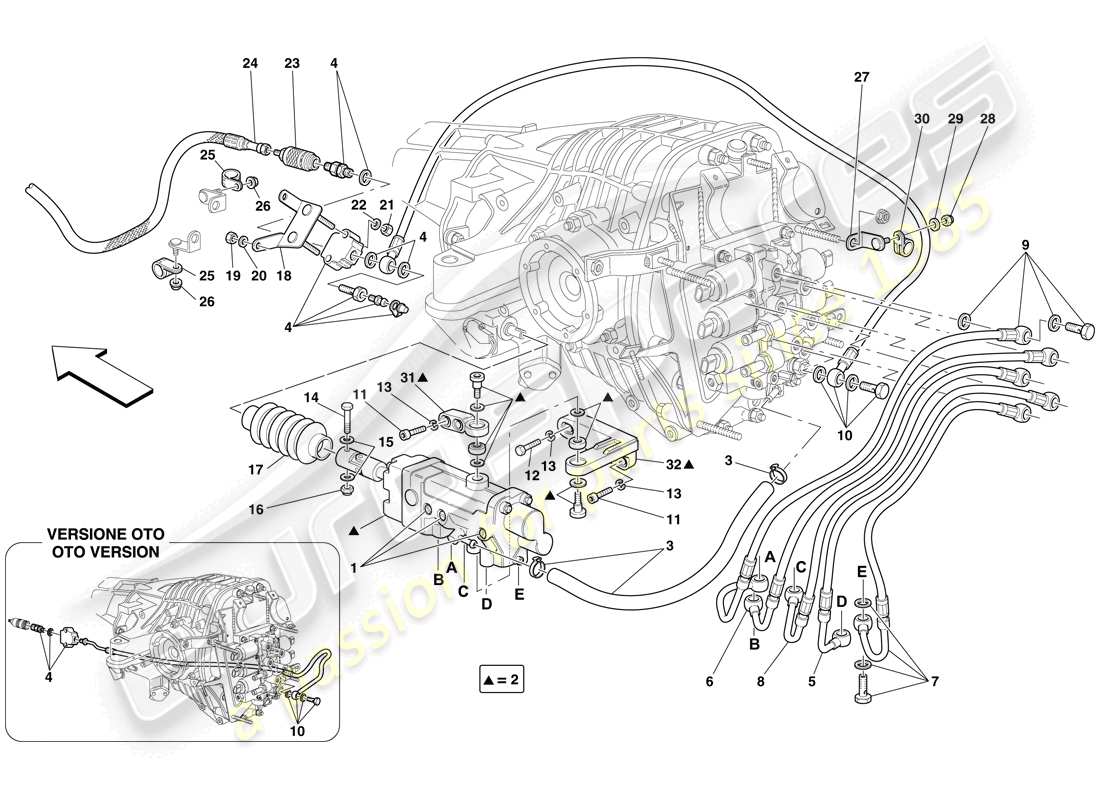 diagramma della parte contenente il codice parte 198900