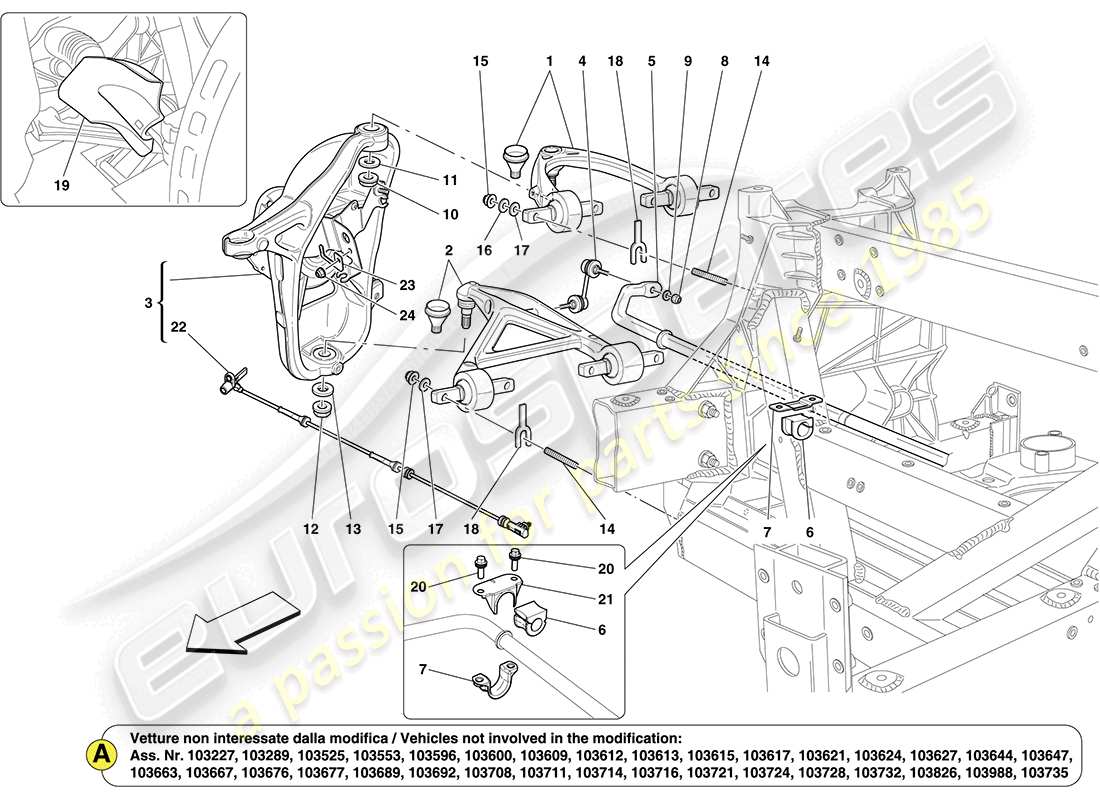 diagramma della parte contenente il codice parte 284738