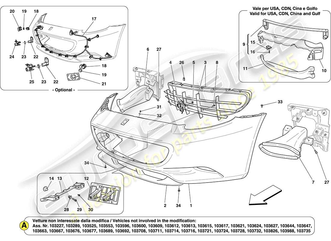 diagramma della parte contenente il codice parte 82660100