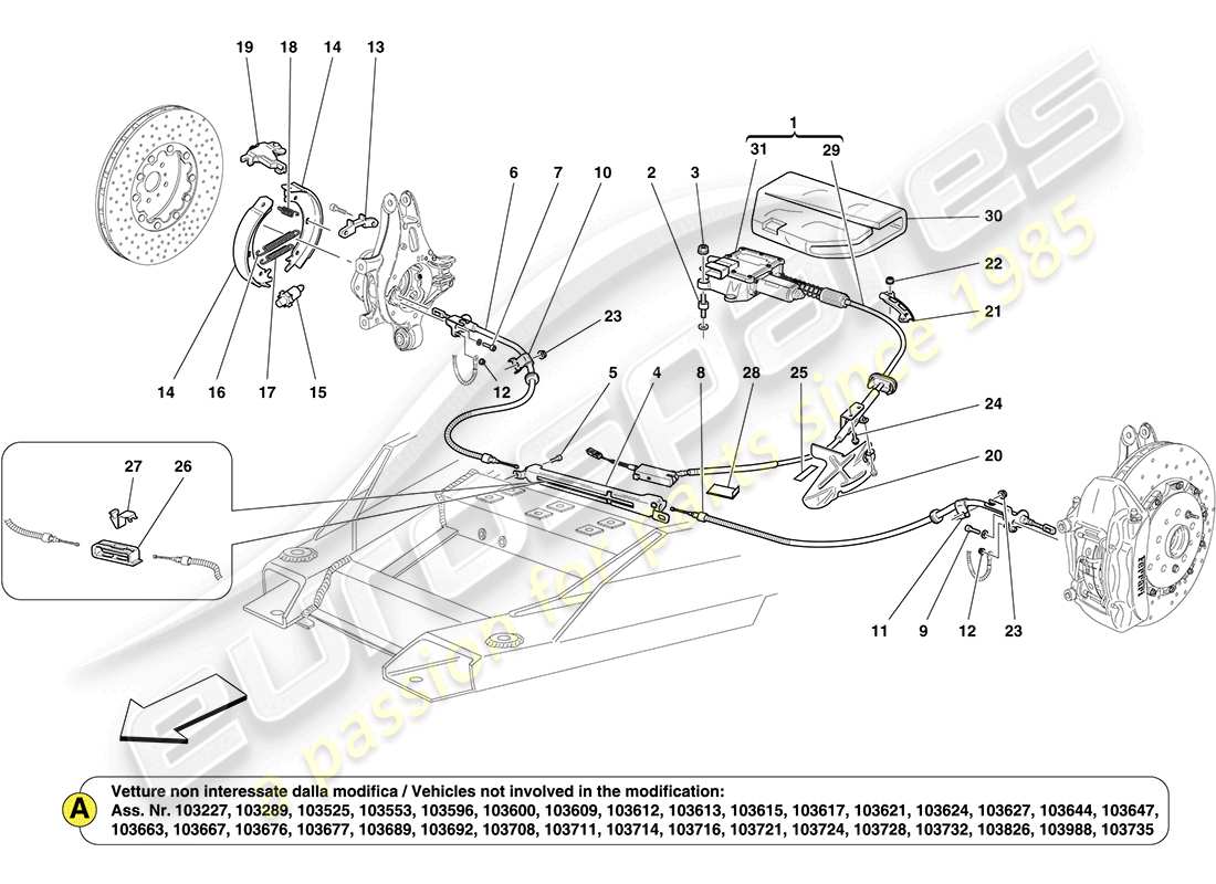 diagramma della parte contenente il codice parte 194060