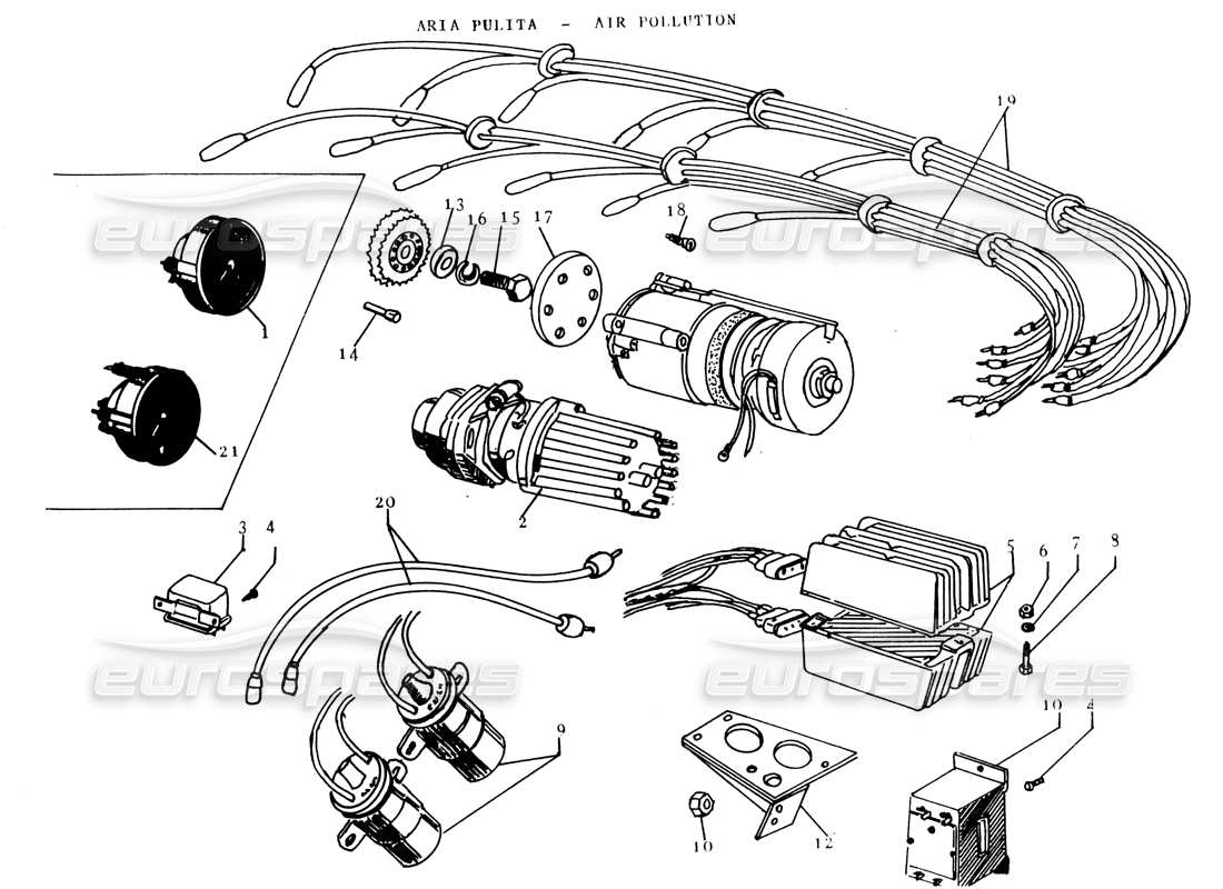 diagramma della parte contenente il codice parte 008700405