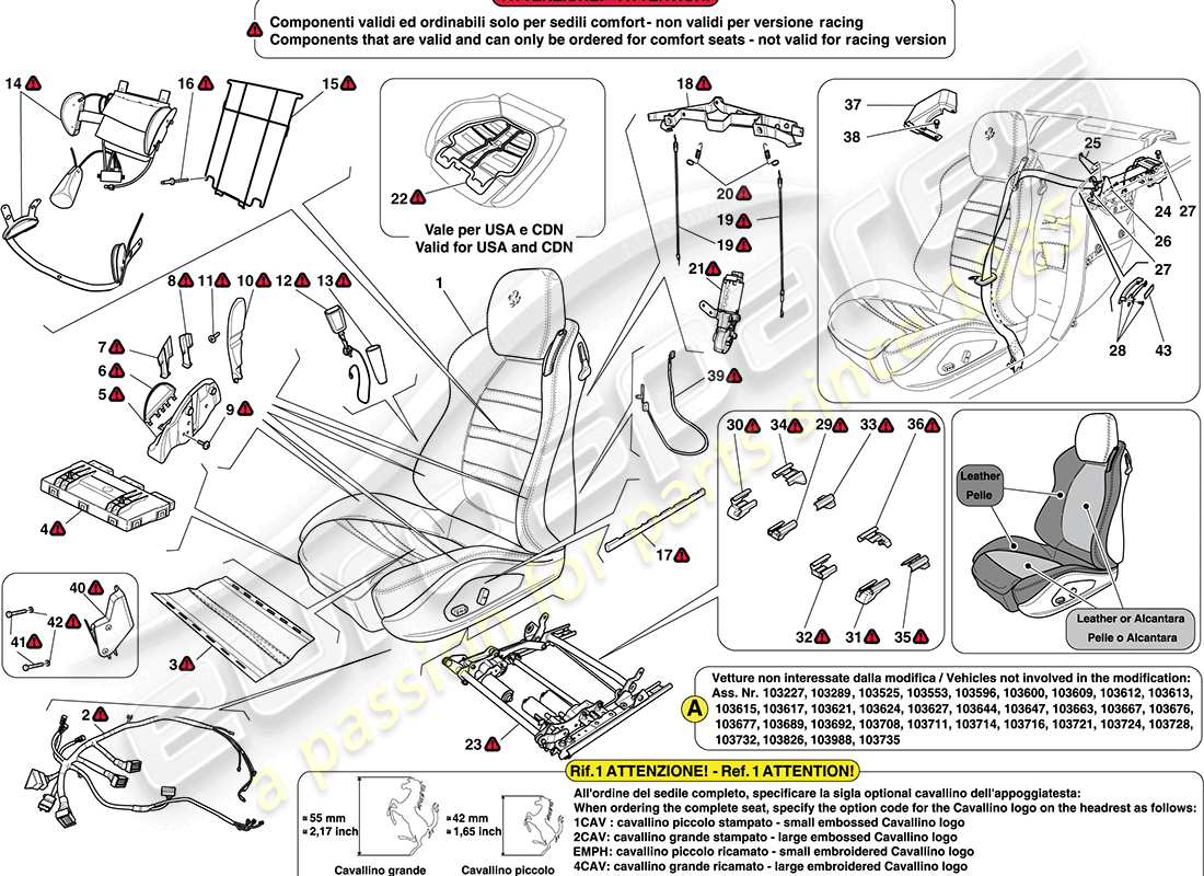 diagramma della parte contenente il codice parte 7083....