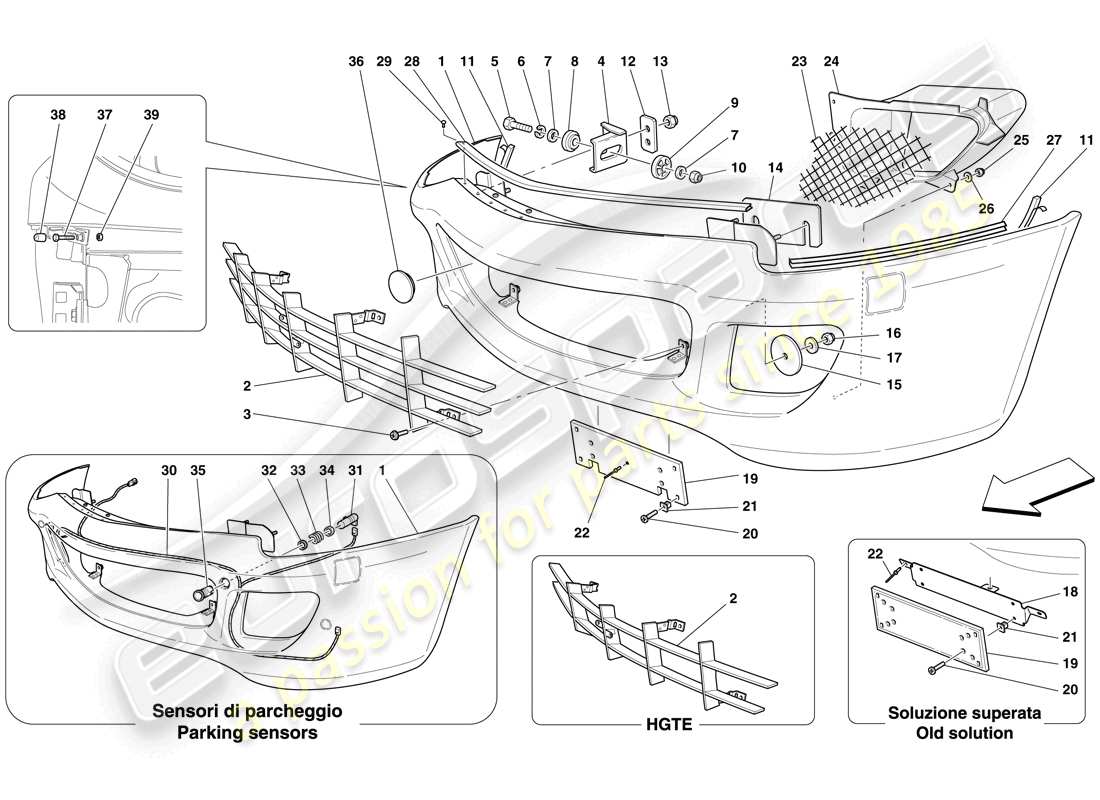 diagramma della parte contenente il codice parte 69241000
