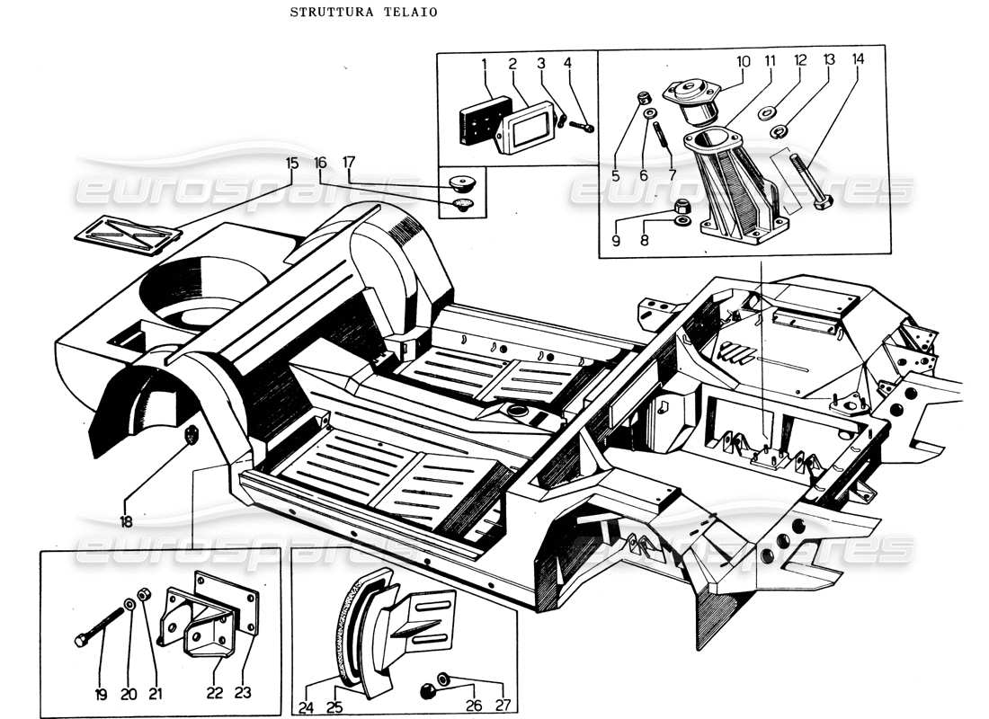 diagramma della parte contenente il codice parte 004107630