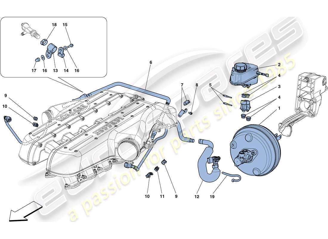 diagramma della parte contenente il codice parte 293057