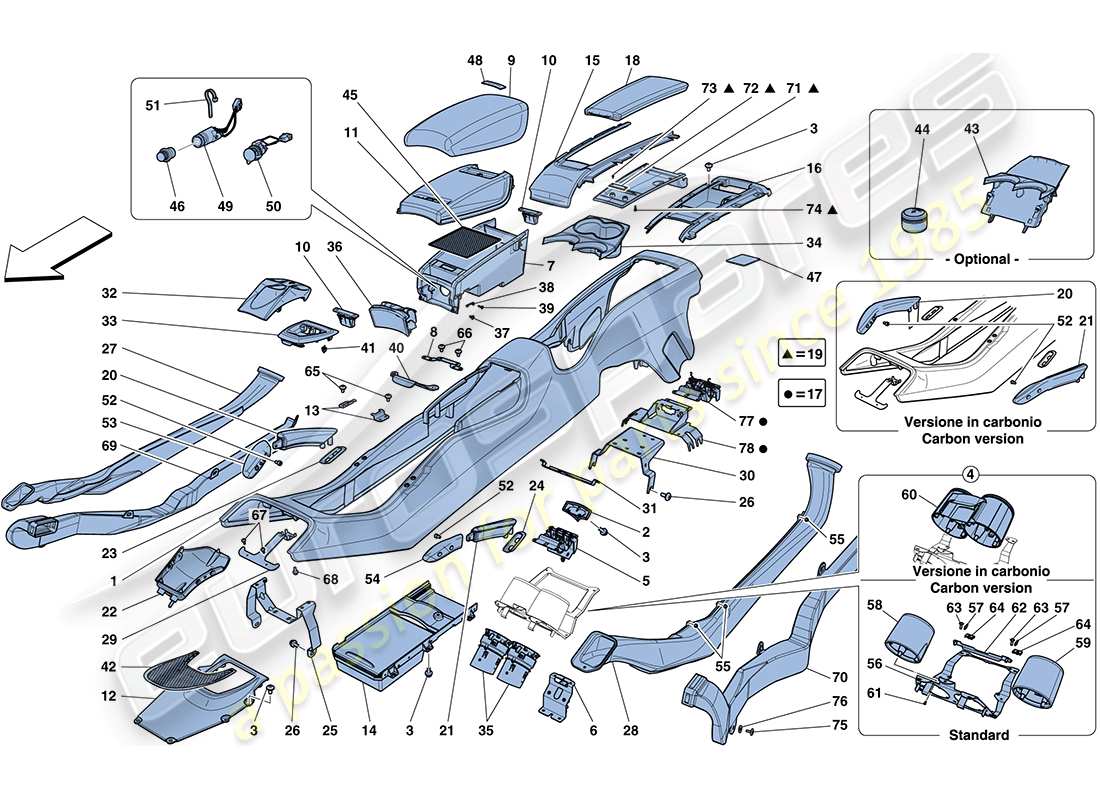 diagramma della parte contenente il codice parte 837550..