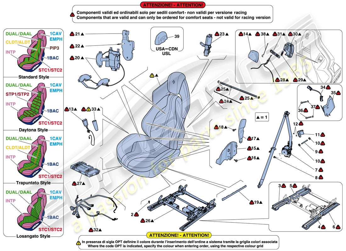 diagramma della parte contenente il codice parte 787082