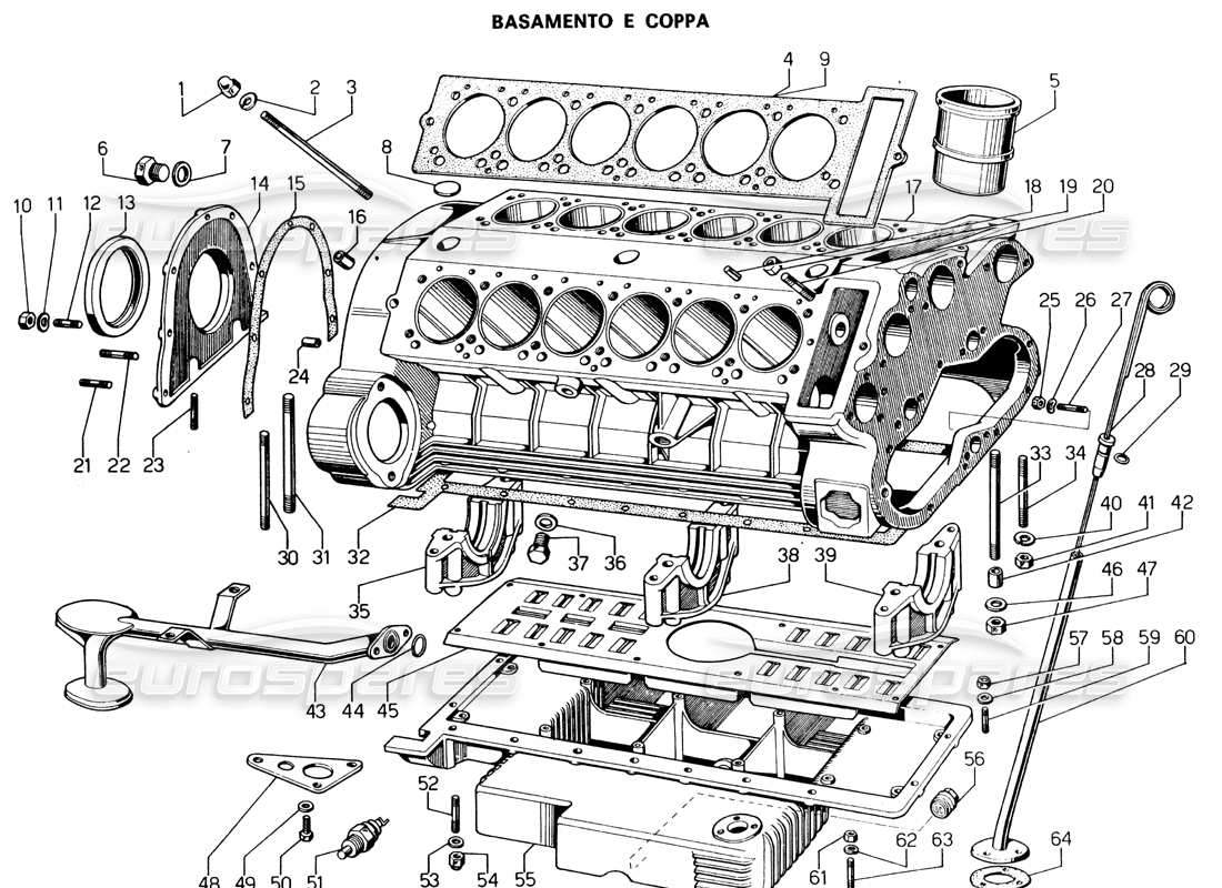 diagramma della parte contenente il codice parte 001101816