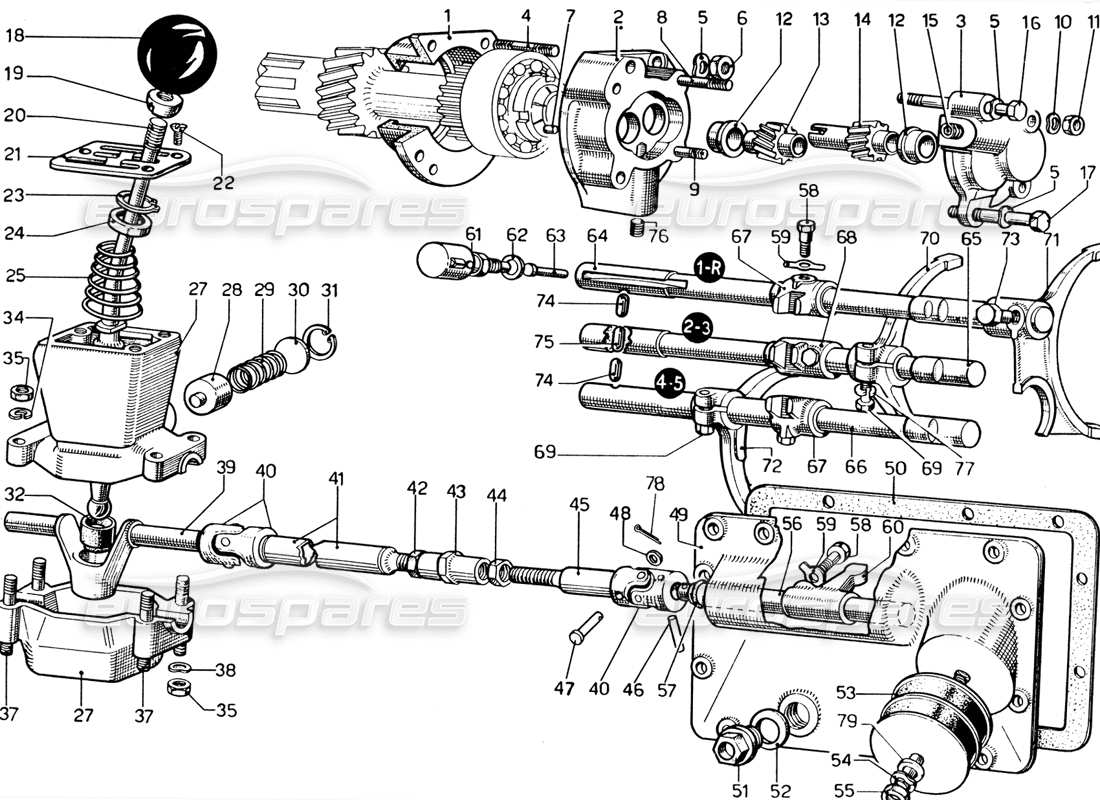 diagramma della parte contenente il codice parte 520701