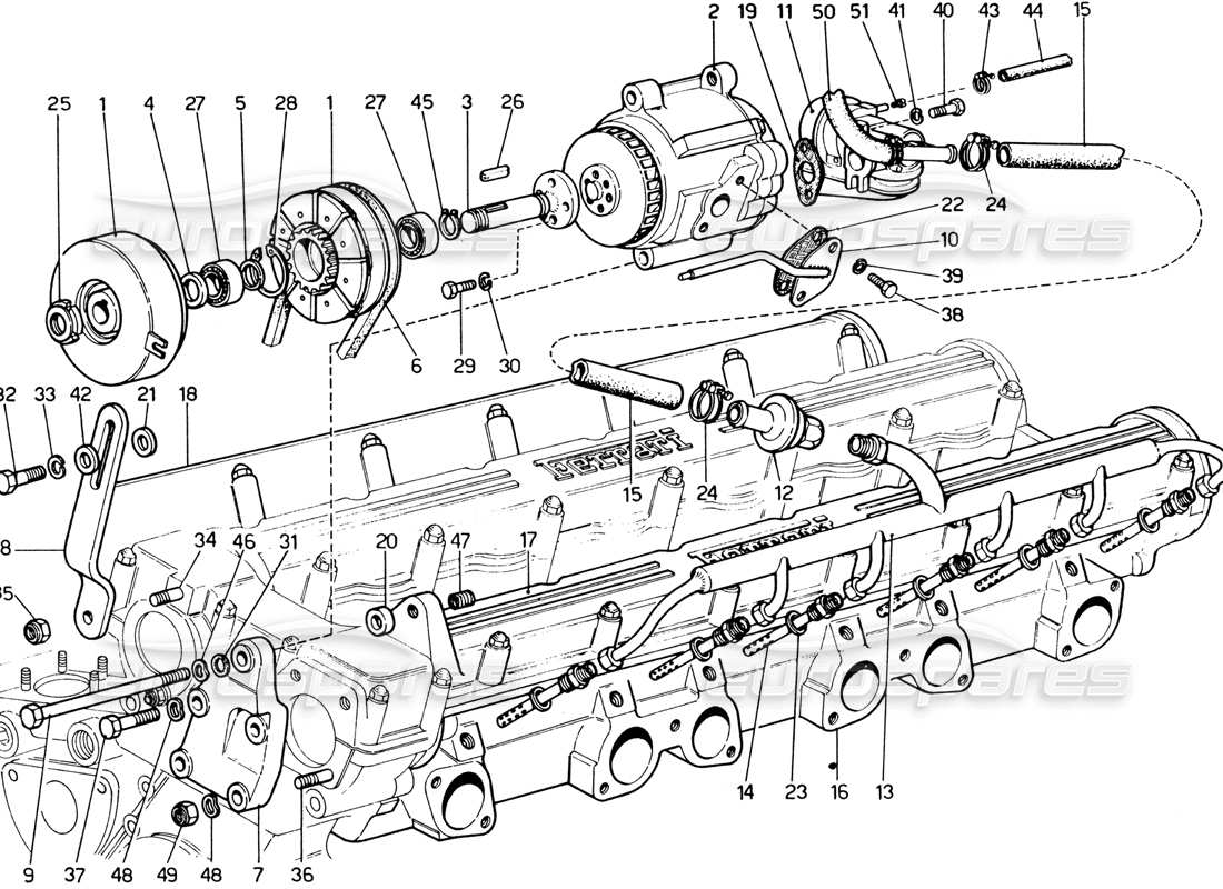 diagramma della parte contenente il codice parte 350236