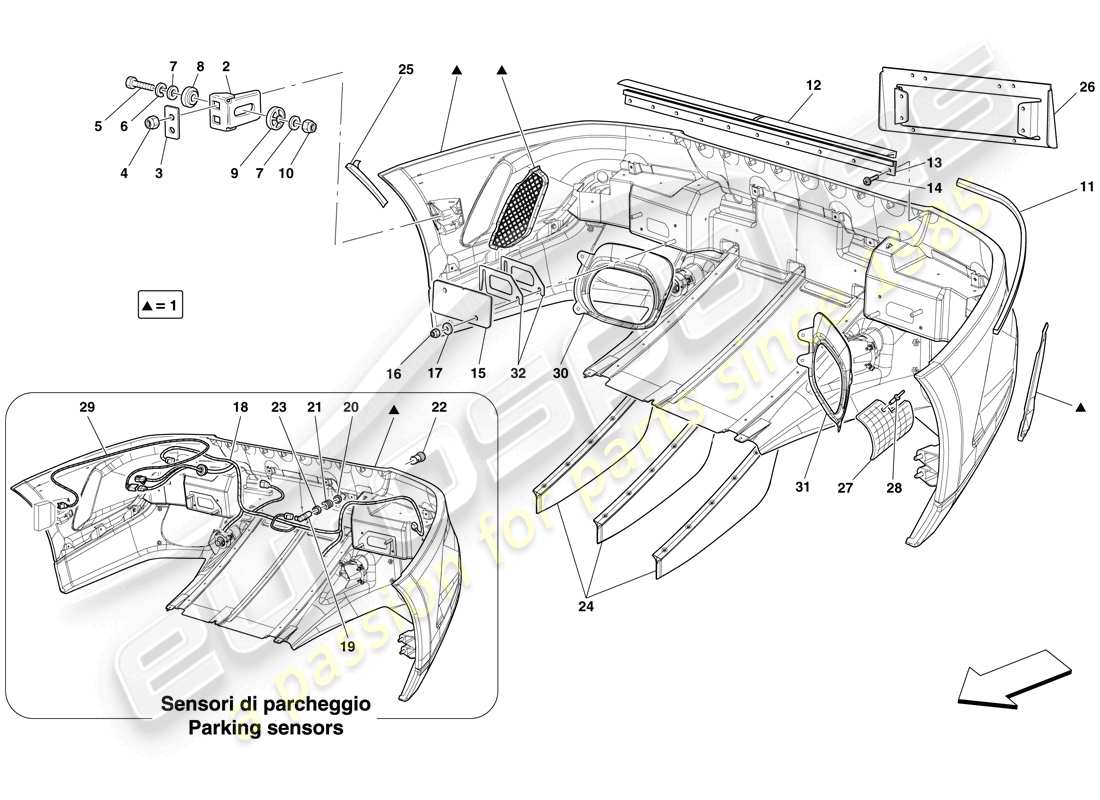 diagramma della parte contenente il codice parte 83549610