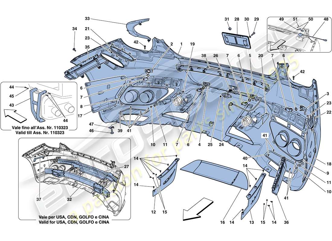 diagramma della parte contenente il codice parte 84433500