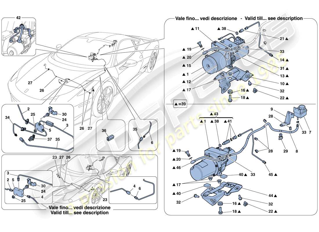 diagramma della parte contenente il codice parte 255049