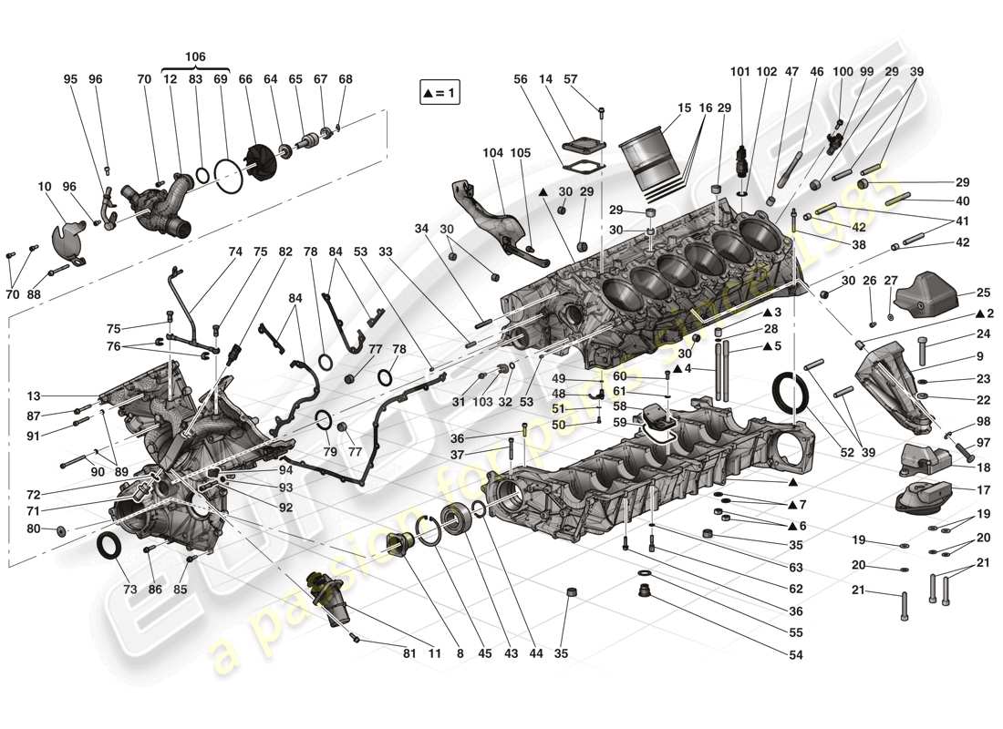 diagramma della parte contenente il codice parte 175611