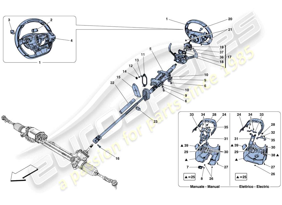 diagramma della parte contenente il codice parte 86592000