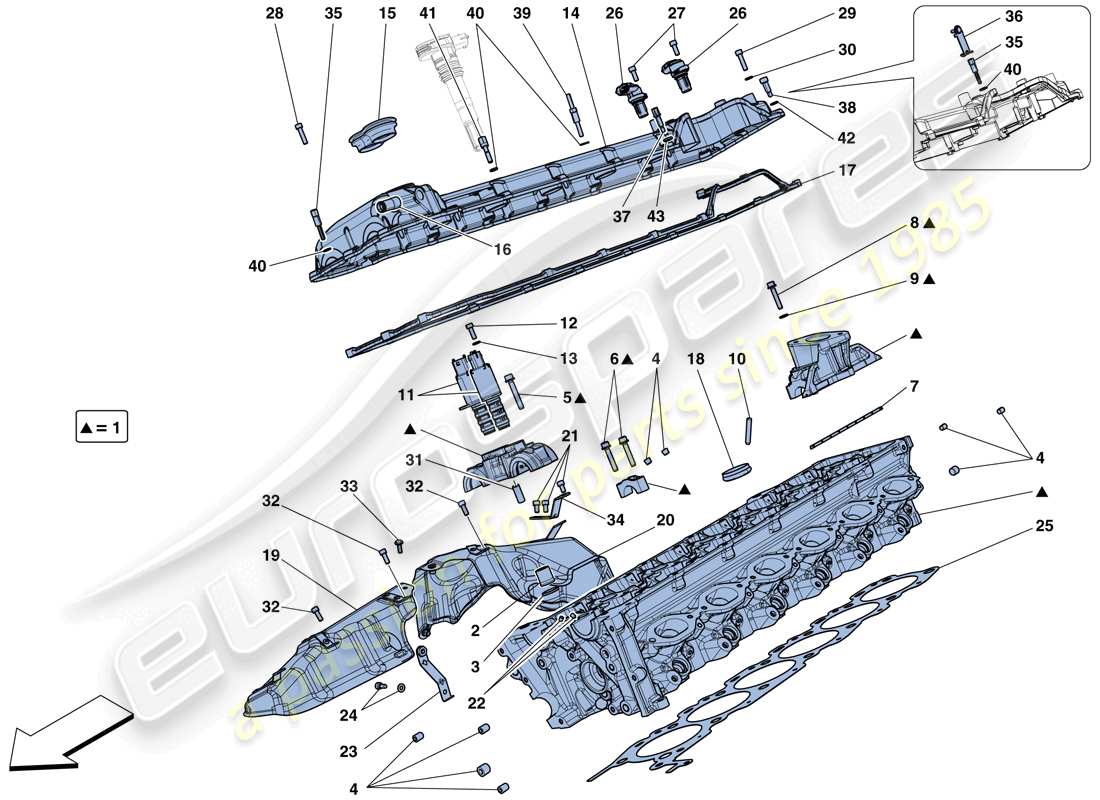 diagramma della parte contenente il codice parte 343280