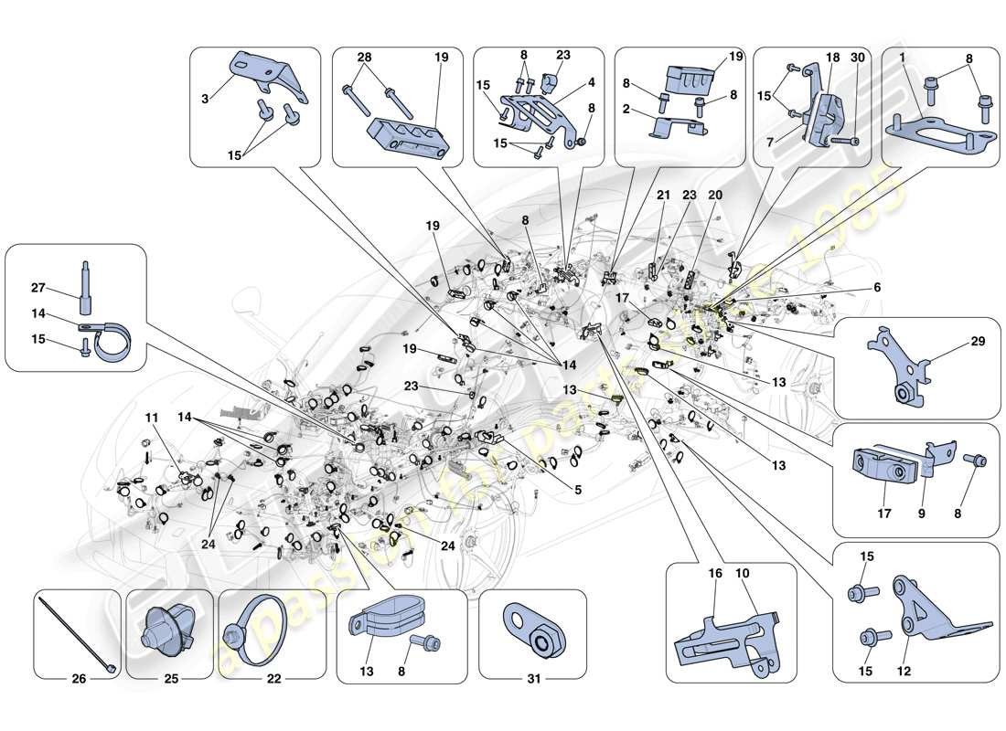 diagramma della parte contenente il codice parte 231617